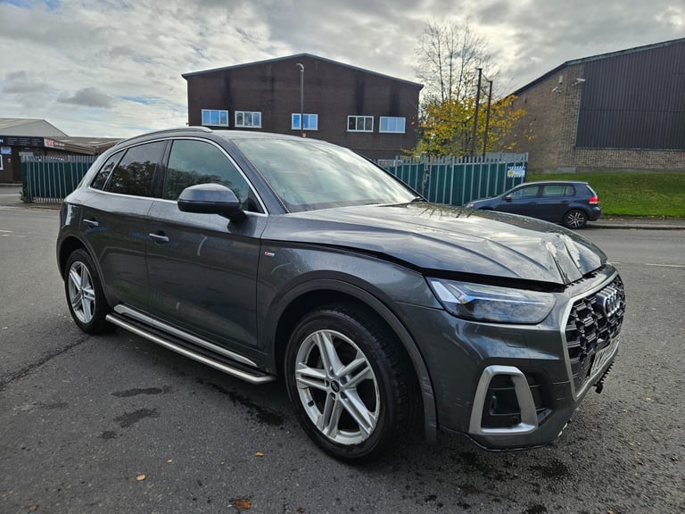 2021 21 AUDI Q5 40 TDI Quattro S Line 5dr S Tronic Damaged Salvage