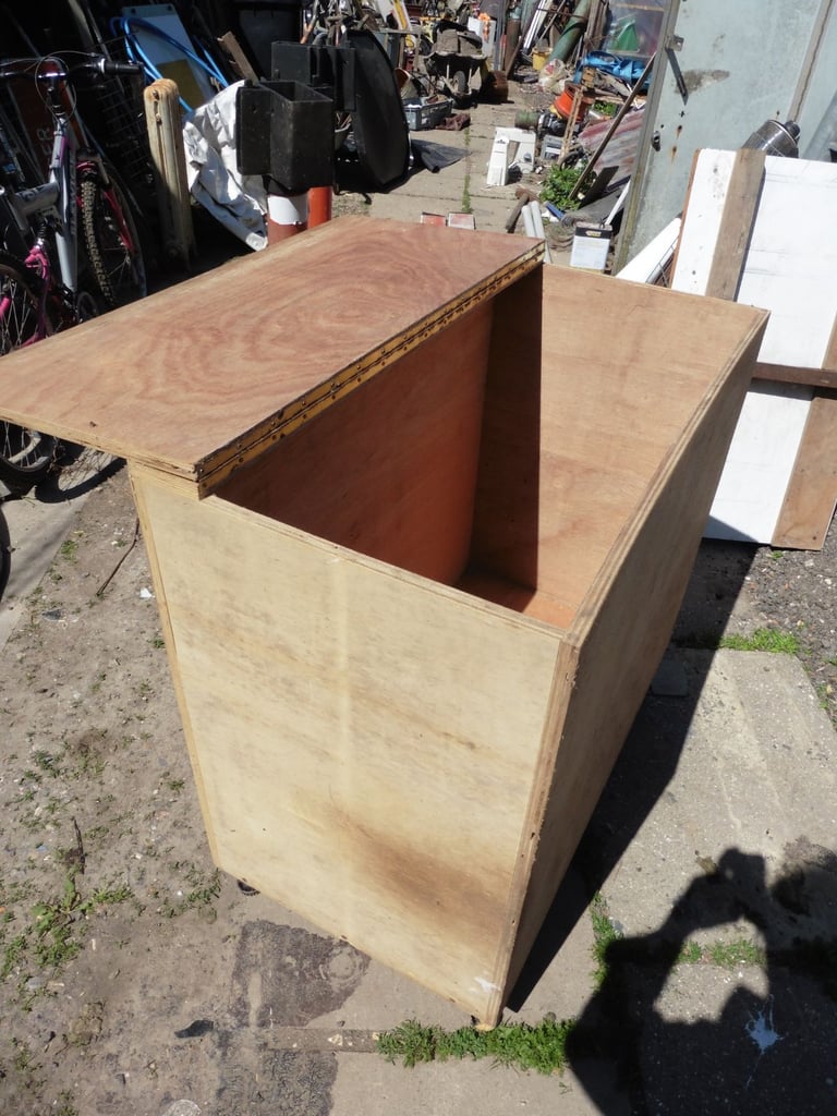 image for Tool Box ,Feed or Tack or workshop Box made from 18mm ply with top lid