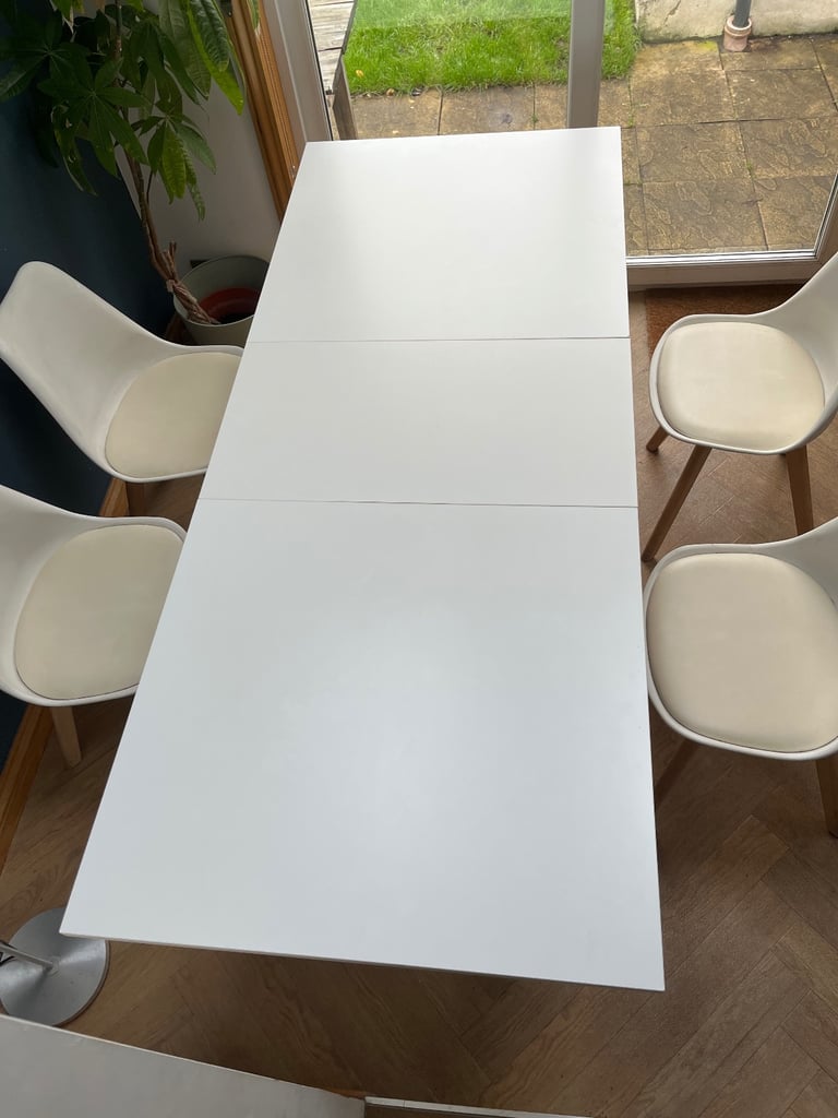 Habitat dining table and four chairs