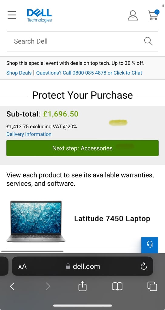 Brand-newDell Latitude 7440 Ultra 7i