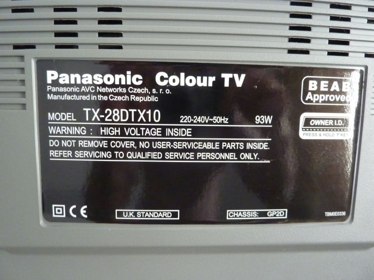 26 inch Panasonic television (28 inch tube)
