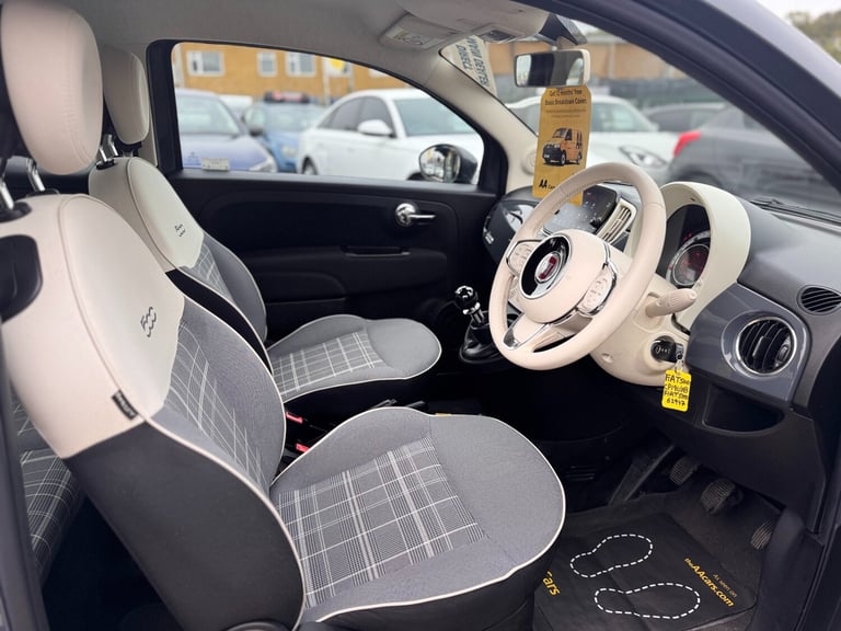 2019 Fiat 500 1.2 Lounge 3dr HATCHBACK Petrol Manual