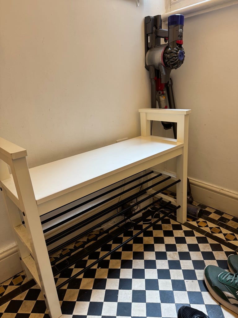 IKEA HEMNES Bench with Shoe Storage, 85x32x65 cm