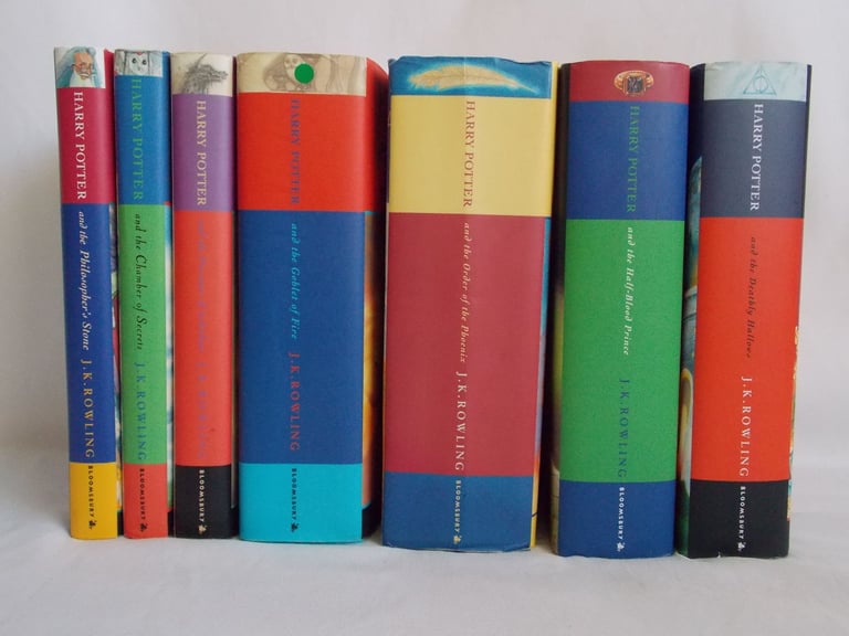Harry Potter 1st Edition 1 -7 Hardback Set Bloomsbury Book Set Errors (A)