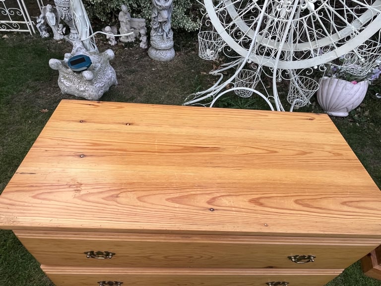 Solid Pine Chest Of Drawers