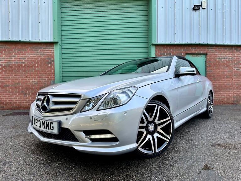 2013 (13) MERCEDES E250 CDI SPORT CONVERTIBLE 86,000 MILES IMMACULATE 8 SERVICES