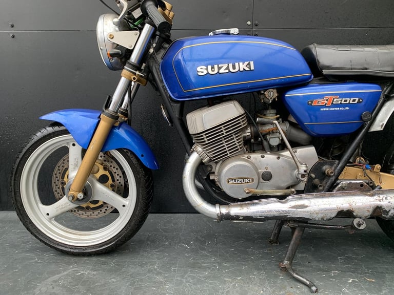 SUZUKI GT500 1976 CLASSIC RESTORATION PROJECT HPI CLEAR