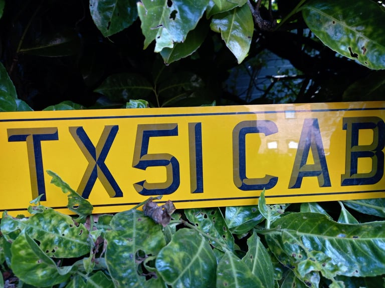 A great cherished plate to boost business TAXI CAB 