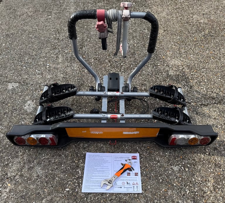 Witter zx200 two 2 bike tow bar towbar bike rack cycle carrier tilting Thule