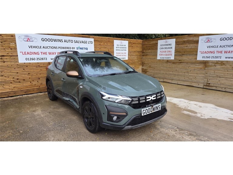 image for 2025 DACIA SANDERO STEPWAY EXTREME 1.0TCE DAMAGED REPAIRABLE SALVAGE 