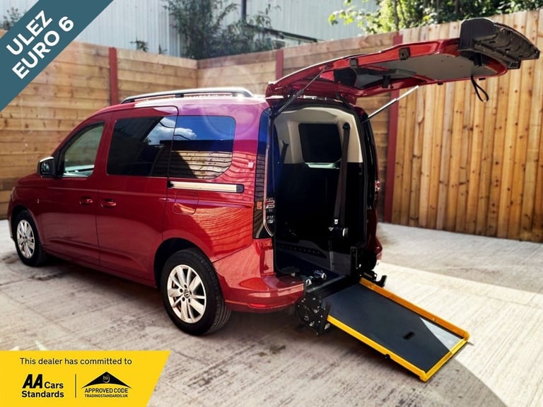 2022 Volkswagen Caddy Life 3 Seat Auto Wheelchair Accessible Disabled Access Vehicle WAV MPV Dies...