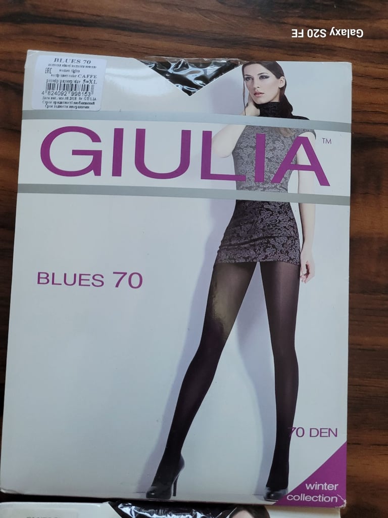 image for GIULIA BLUES 70 DEN Women's Tights | Size 5=XL | CAFFE (Brown) | Winter Collection 