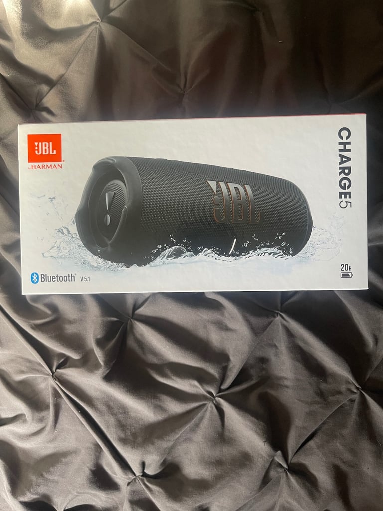 JBL Charge 5 Portable Bluetooth Speaker Black, Waterproof