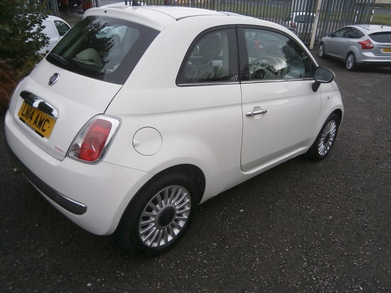 2014 Fiat 500 1.2 Lounge Hatchback 3dr Petrol Manual Euro 6 (s/s) (69 bhp) Hatchback Petrol Manual