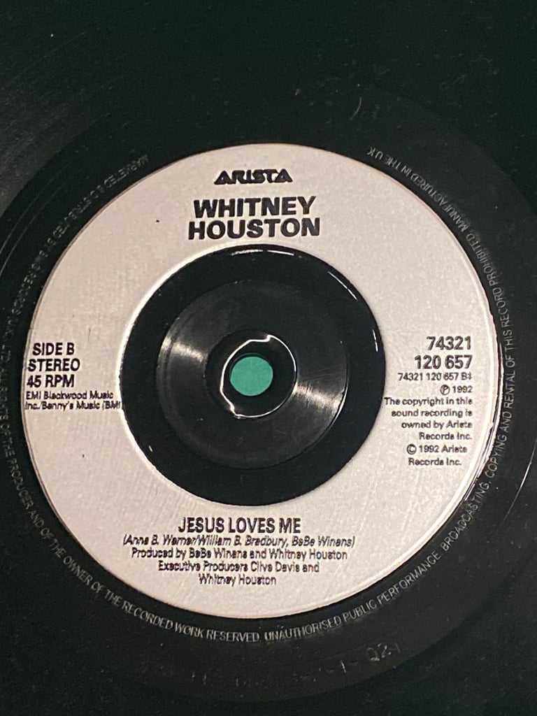 Whitney Houston . I will always love you.. . Vinyl 