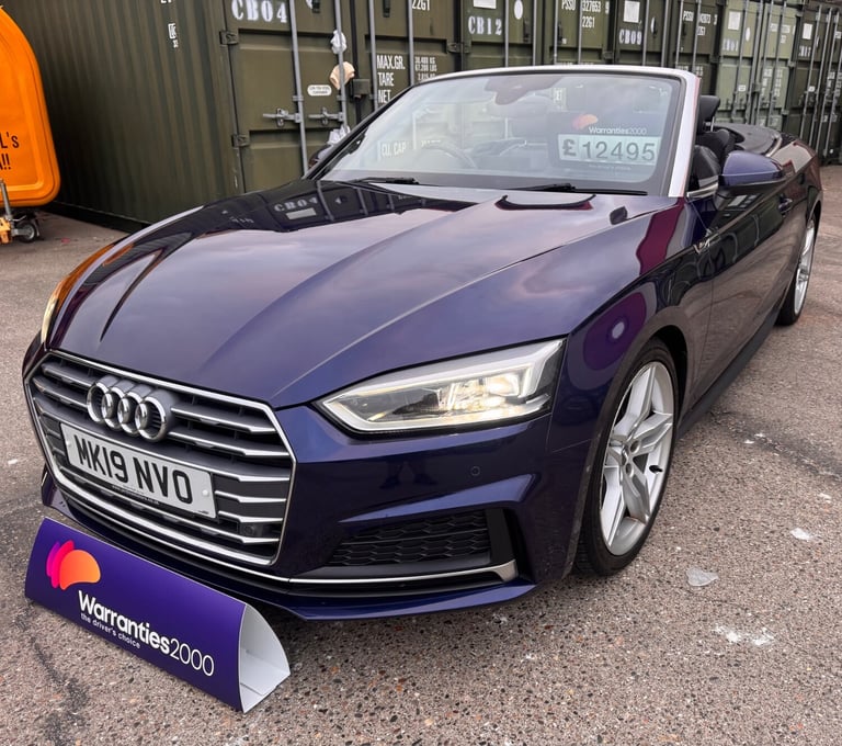 2019 Audi A5 40 TFSI S Line 2dr S Tronic CONVERTIBLE Petrol Automatic