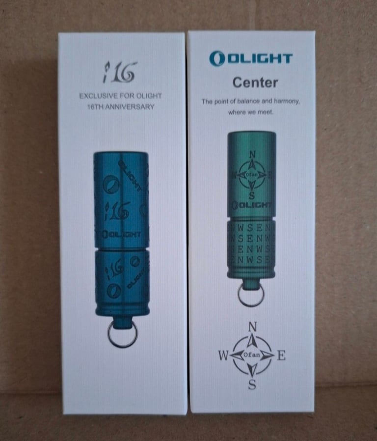 Olight and Klarus torch collection all types available brand new will post very rare 