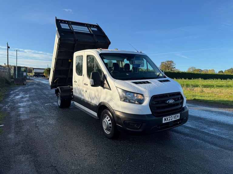 Ford Transit 2.0 350 EcoBlue Leader  Double Cab tipper Aircon 4dr Die... 2023/23