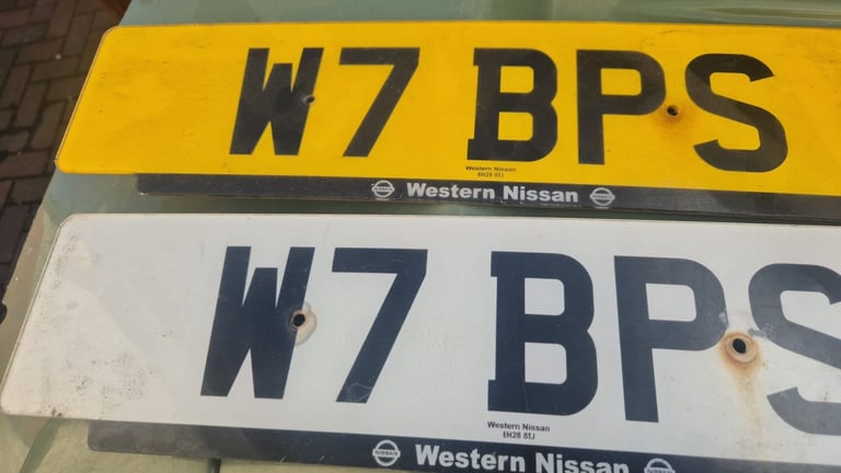 image for W7 BPS Private plate for Sale