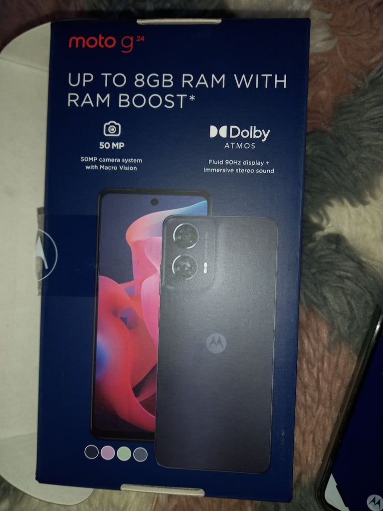 Motorola G24 mobile phone used twice