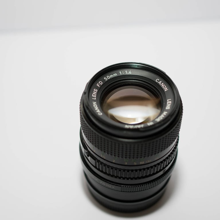 Canon FD 50mm f1.4 lens
