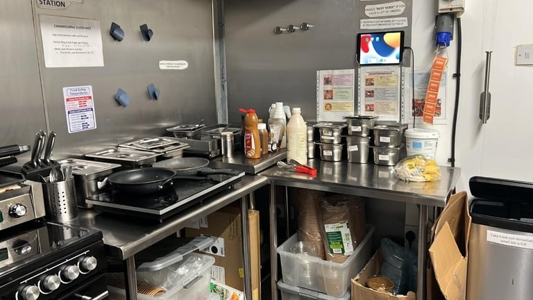 Dark Kitchen to Rent Battersea London