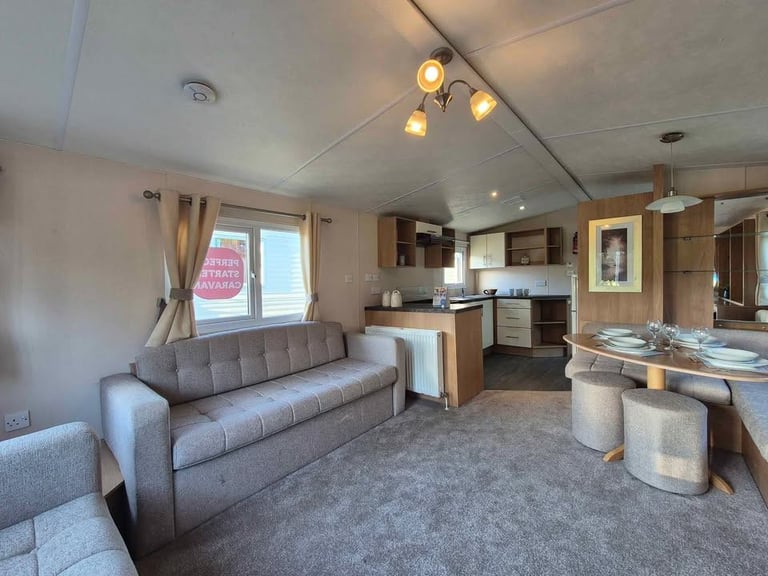 3 Bedroom On Site Static Caravan Sited On Park With Amenities FREE SITE FEES TIL 2027