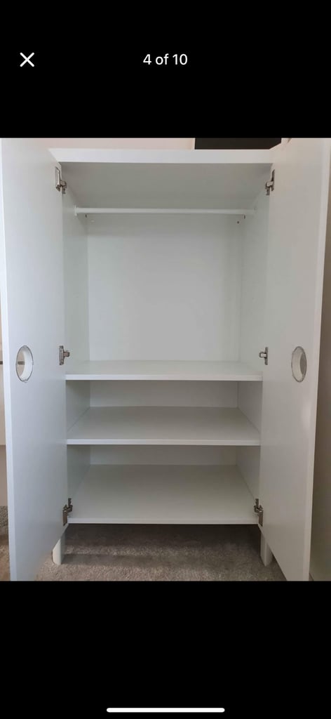 IKEA BUSUNGE Wardrobe and Drawers Nursery Furniture 