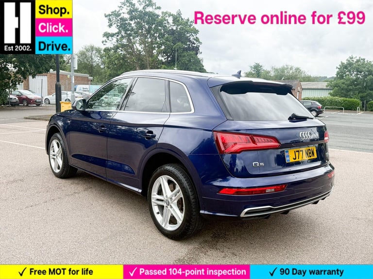 2017 Audi Q5 2.0 TFSI S line S Tronic quattro Euro 6 (s/s) 5dr ESTATE Petrol Automatic
