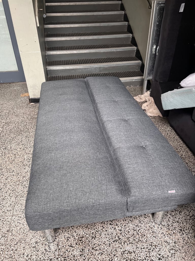 Grey ikea futon 