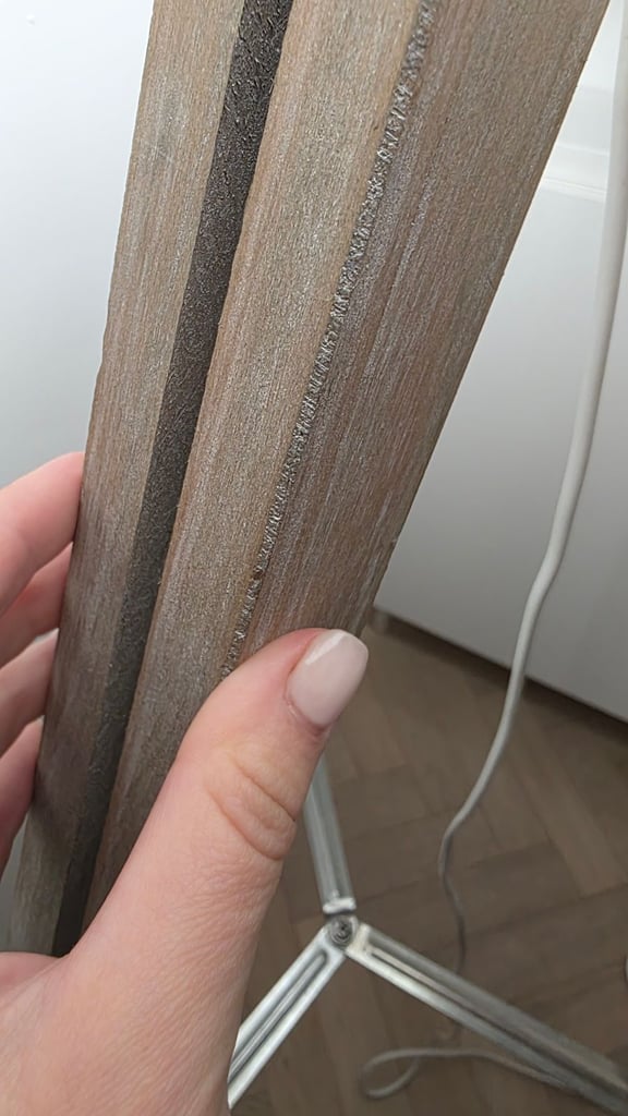 John Lewis tripod floor lamp in grey