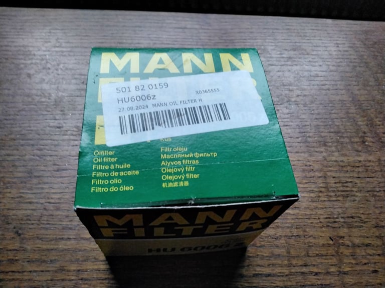 MANN FILTER HU 6006z for DAIHATSU, SUBARU and TOYOTA, Oil Filter.