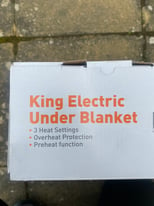 😊Offer welcome rrp £79 Status king electric under blanket white king 