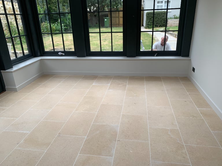 Limestone Buscot Honed Tiles For Sale