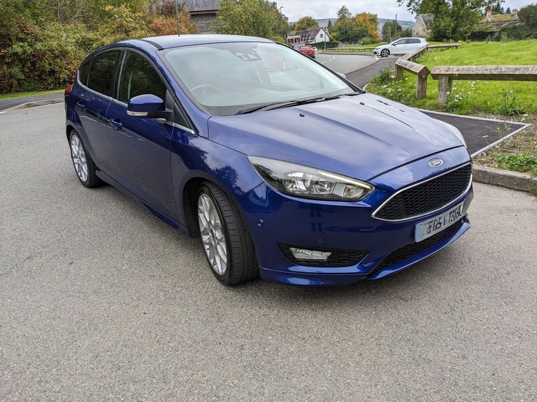 Blue Ford, FOCUS, Hatchback, 2016, 1.5 Eco boost,  low miles, petrol, Manual, 1498 (cc), 5 doors