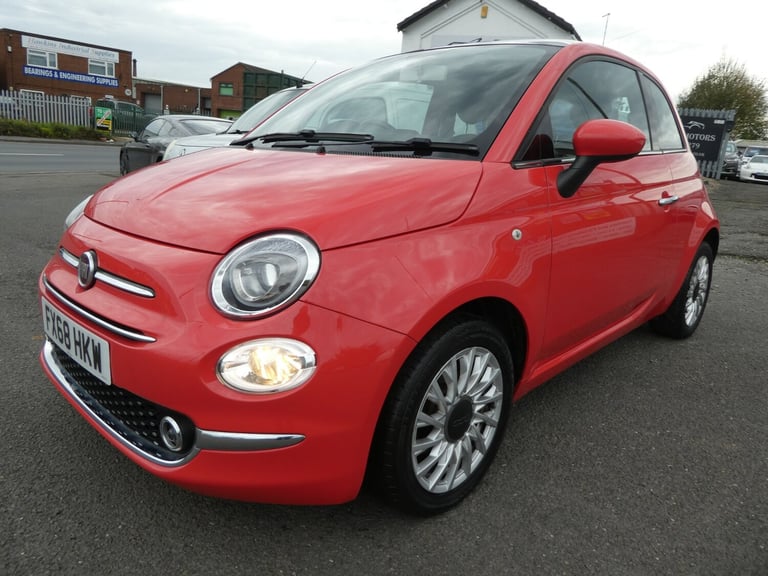 2018 Fiat 500 1.2 Lounge 3dr HATCHBACK Petrol Manual