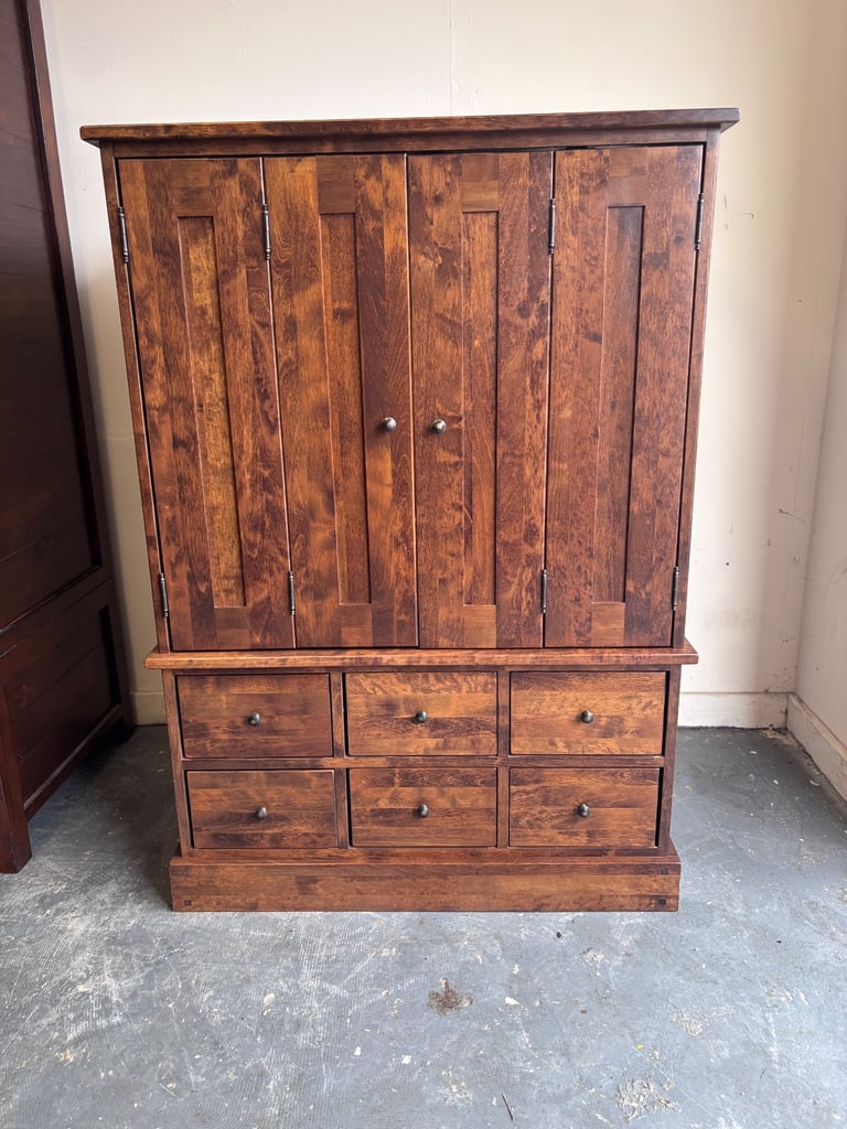image for Laura Ashley Garrat chestnut tv cabinet ! Excellent condition!
