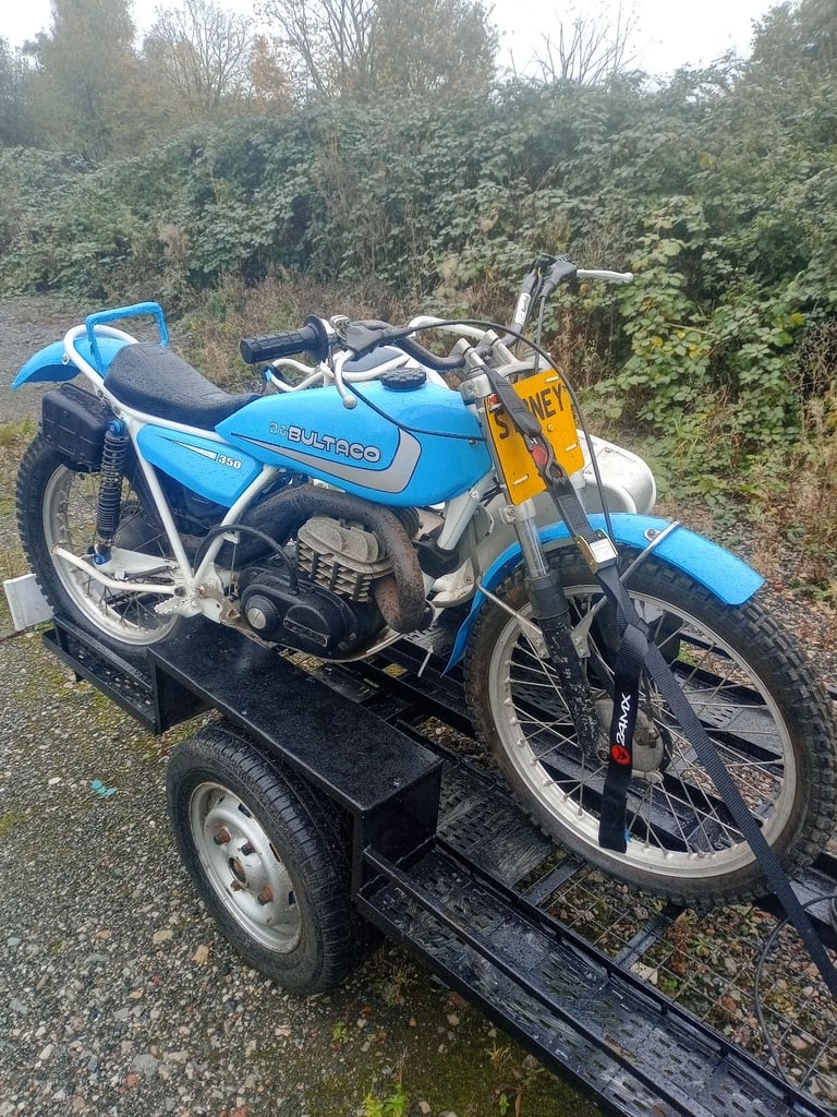 Trials bike sidecar, Bultaco 350 trials bike and sidecar 