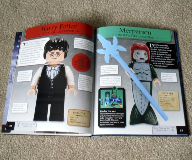 Lego Harry Potter Building The Magical World and Characters Of the Magical World With 2 Minifigures