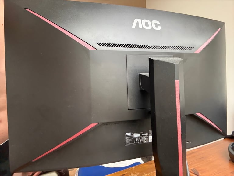 27inch AOC gaming monitor curved 120hz 