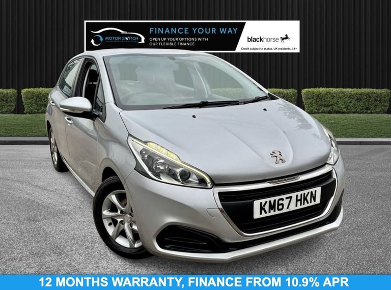 2017 67 PEUGEOT 208 1.2 PURETECH ACTIVE HATCHBACK 5DR PETROL MANUAL EURO 6 (82 P