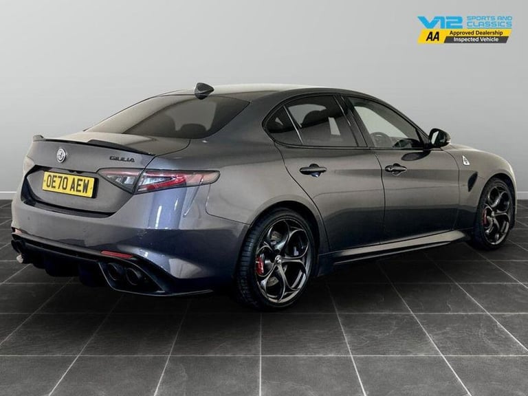 2020 Alfa Romeo Giulia 2.9 V6 Bi-Turbo Quadrifoglio Auto Euro 6 (s/s) 4dr Automatic Saloon Petrol...