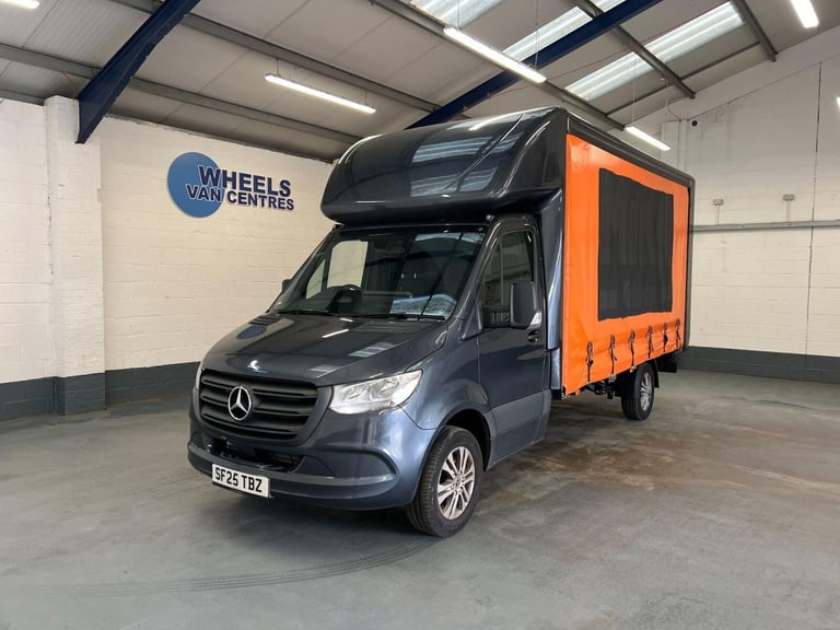 2025 Mercedes-Benz Sprinter 2.0 317 CDI G-Tronic RWD L3 Euro 6 (s/s) 2dr Curtain Side Diesel Auto...