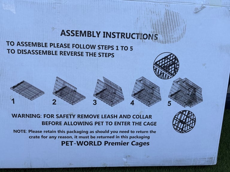 Dog crate for car 