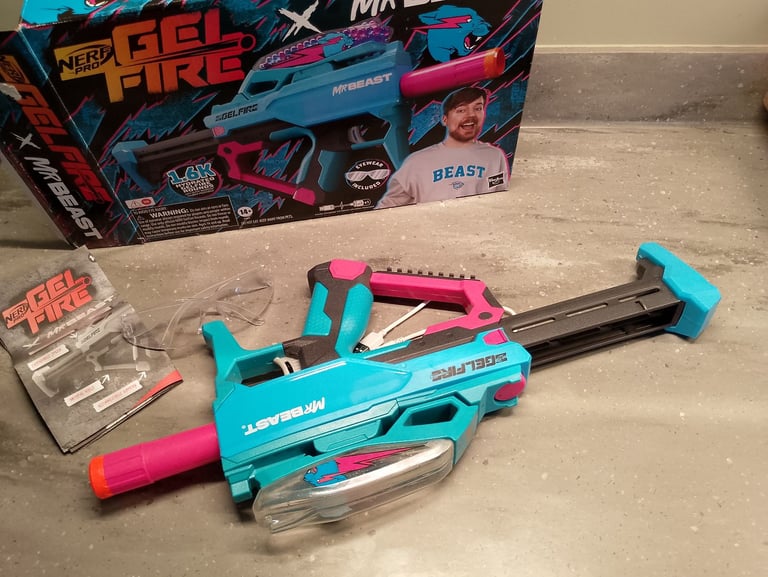 Nerf gelfire Mr Beast 