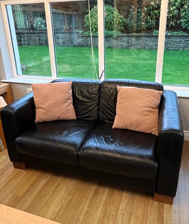 Leather Sofas and Chair