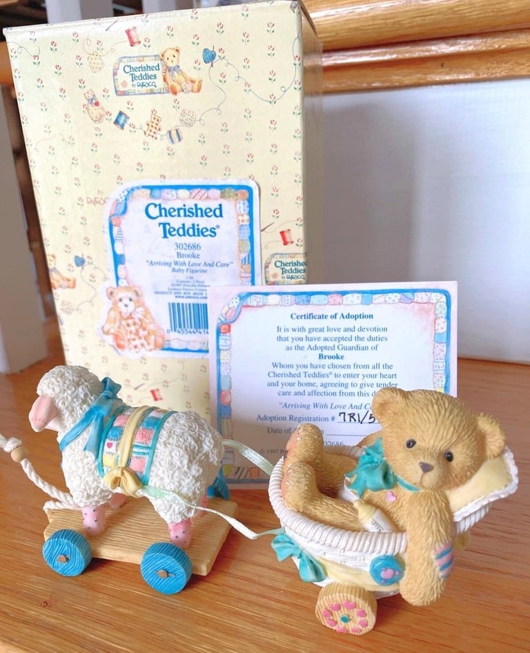 image for Cherished Teddies Bear Brooke, Boxed With Certificate