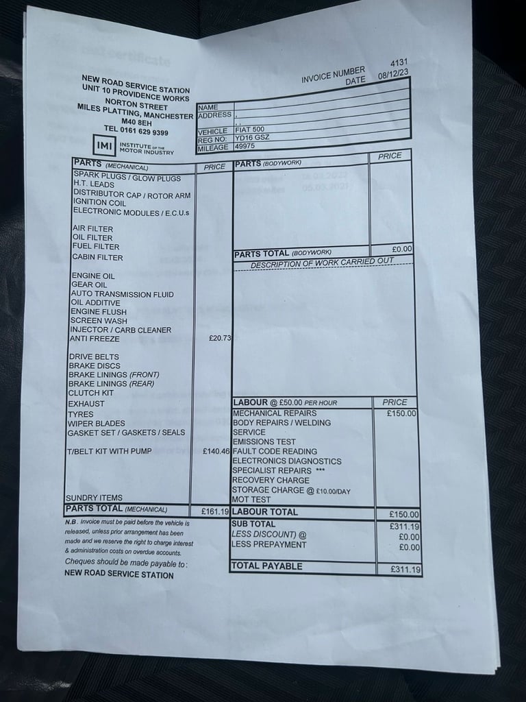 Fiat, 500, Hatchback, 2016, Manual, 1242 (cc), 3 doors
