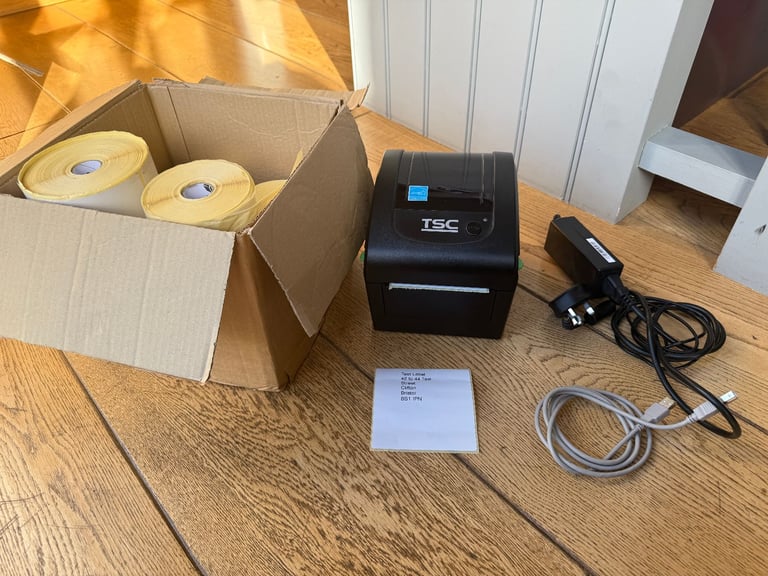 image for TSC -DA210 Desktop Direct Thermal Label printer DPD Official Approved - comes with 5 rolls labels