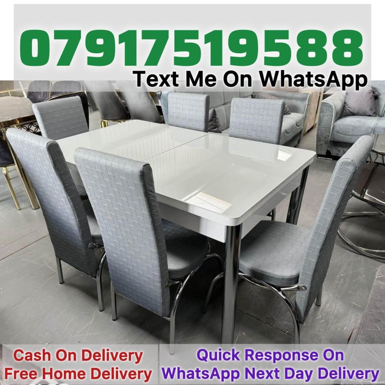 6 and 4 chairs dining table sets available now 😍